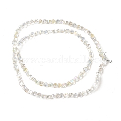 Placcare trasparente perle di vetro fili&nbsp;EGLA-L044-A-AB01