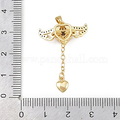 Ottone micro spianare pendenti zirconi&nbsp;KK-B161-12G-03
