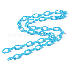 Chaînes de câble acryliques opaques faites à la main&nbsp;KY-N014-001D