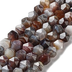 Natur Botswana Achat Perlen Stränge&nbsp;G-NH0002-C01-03