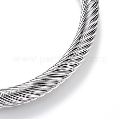 Anlaufgeschützte Torque-Manschettenarmreifen aus Edelstahl 304&nbsp;BJEW-D437-A15