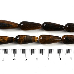 Natürlichen Tigerauge Perlen Stränge&nbsp;G-H064-D03-01