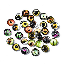 Cabochons di vetro&nbsp;GLAA-WH0030-01