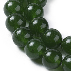 Hilos de abalorios de jade blanco natural&nbsp;X-G-G796-04C-01