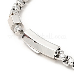 Anlaufgeschütztes 304 Edelstahl-Kettenarmband für Männer und Frauen&nbsp;BJEW-E009-02P