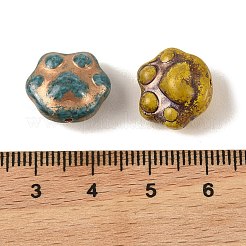 Perles de verre de peinture de cuisson&nbsp;DGLA-G004-02E