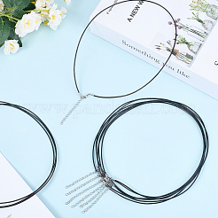 10 pieza de cordón de cuero redondo para hacer collares&nbsp;MAK-CL0001-01A