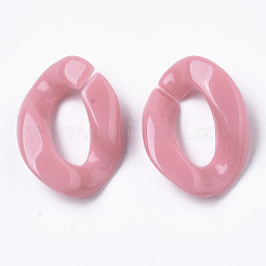 Opake Acryl Verknüpfung Ringe&nbsp;LS-OACR-T011-88G