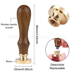 DIY Holzwachs Siegelstempel&nbsp;AJEW-WH0131-134