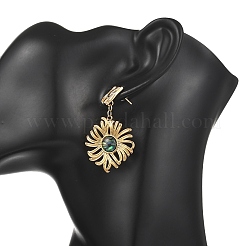 Pendientes colgantes de acero inoxidable 304 y concha natural para mujer&nbsp;EJEW-JE07213-01