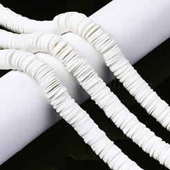 Flache runde handgemachte Fimo Perlen&nbsp;CLAY-R067-12mm-17