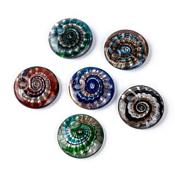 Handgefertigte Silberfolie Murano Anhänger&nbsp;FOIL-S116-1-B