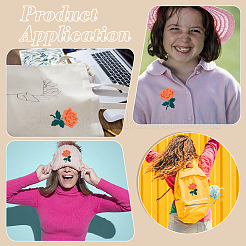 Aufnäher für Kleidung aus Polyester&nbsp;PATC-WH0022-47