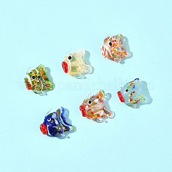 6pcs 6 colores cuentas de murano hecho a mano&nbsp;LAMP-FS0001-56