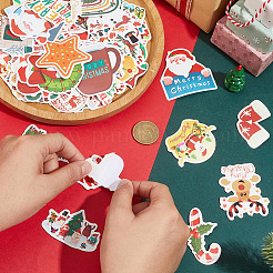 2 Satz selbstklebende PVC-Aufkleber mit Weihnachtsmotiven in 2 Stilen&nbsp;DIY-SC0032-86