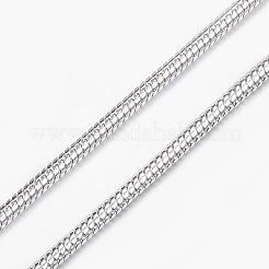Colliers à chaîne serpent en acier inoxydable 304&nbsp;NJEW-E087-01S