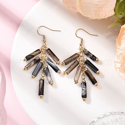 Boucles d'oreilles pendantes en forme de colonne en acier inoxydable 304&nbsp;EJEW-JE06784-02