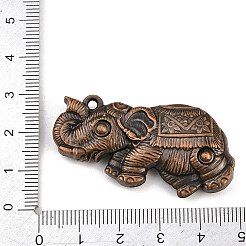 Tibetischer stil Aluminium Anhänger & Charms&nbsp;AL-CBA2376-34R