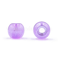 6/0 perles de rocaille en verre imitation jade&nbsp;SEED-N004-006-03