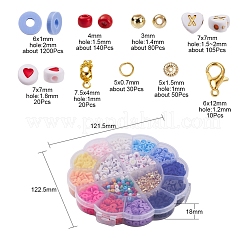 Kit di perline di argilla polimerica per la creazione di gioielli fai-da-te&nbsp;DIY-YW0004-77