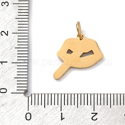 304 Edelstahl-Emaille-Anhänger&nbsp;STAS-Z189-09G-02
