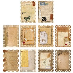 20 pieza de 10 estilos de almohadillas de papel de encaje vintage europeo para álbum de recortes de diy&nbsp;SCRA-DJ0001-12
