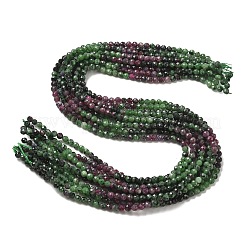Colliers de perles de zoïsite en rubis naturel dégradé&nbsp;GG-CBA2E9C-A03-4mm