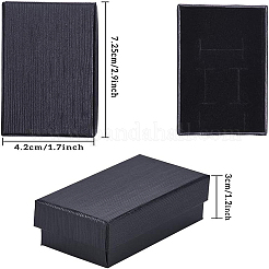 Schmuckschatullen aus Papier&nbsp;LS-CBOX-WH0004-08A