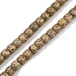 Natürlicher Rudraksha-Bodhi-Saatperlen-Strang&nbsp;WOOD-B010-A03-5x6mm