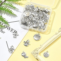 Tibetischer stil Aluminium Anhänger & Charms&nbsp;TIBEP-FS0001-33