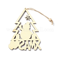 Weihnachtsanhänger aus Holz&nbsp;LS-HJEW-K037-01A