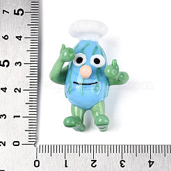 Handgefertigte Glasmalerei-Kochfiguren als Dekoration&nbsp;LAMP-T025-12M
