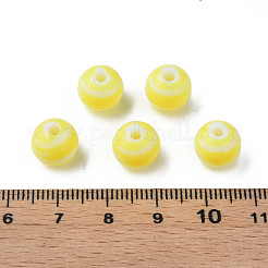 Perles acryliques à rayures opaques&nbsp;MACR-S373-27D-06