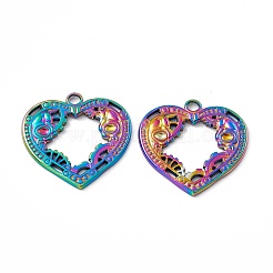 Pendentifs en acier inoxydable 304 avec placage ionique (IP)&nbsp;STAS-B031-02R