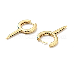 Kubisch Zirkonia Spike Horn Creolen&nbsp;EJEW-G295-18G