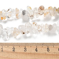 Stränge natürlicher Herkimer-Diamantperlen&nbsp;G-M205-95