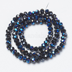 FilI di perline in vetro placcato&nbsp;EGLA-A034-T3mm-I03