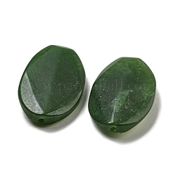 Gefärbt natürliche weiße Jade Perlen&nbsp;G-B070-43