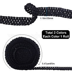 10 m elastische Baby-Stirnbänder aus Polyester in 2 Stilen&nbsp;OHAR-GF0001-06B