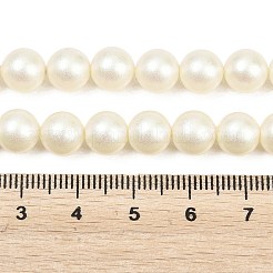 Vidrio esmerilado de perlas hebras de abalorios&nbsp;GLAA-A044-08A-02