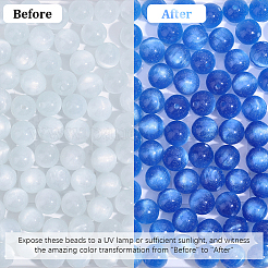 Billes de résine transparente réactives aux UV&nbsp;RESI-PA0001-39B-01