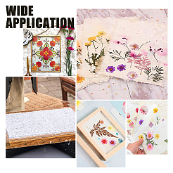 DIY Papierhandwerk handgemachte Materialpackungen. mit Netz und Vlies&nbsp;DIY-WH0224-29B