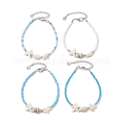 Braccialetti con perline di semi di vetro&nbsp;BJEW-JB11703