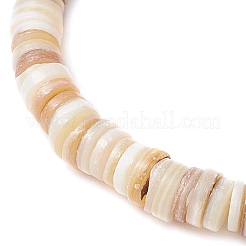 Stretch-Armbänder aus synthetischen Türkisperlen und natürlichen Süßwassermuschelperlen&nbsp;BJEW-JB11873