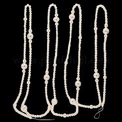 Adornos colgantes de perlas de imitación de plástico ABS&nbsp;HJEW-PH02595