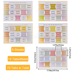 Etiqueta adhesiva papel pegatinas autoadhesivas&nbsp;DIY-WH20001-30B