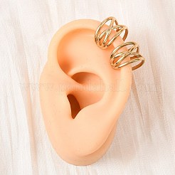 Boucles d'oreilles manchette en forme de C en acier inoxydable 304&nbsp;EJEW-K268-86G