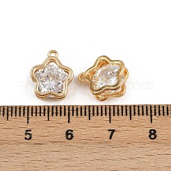 Charms in ottone zirconi a pavé di ottone&nbsp;KK-C115-07G
