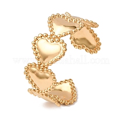Braccialetti rigidi in acciaio inossidabile marino 304 per donna&nbsp;LS-BJEW-Z147-01G-02