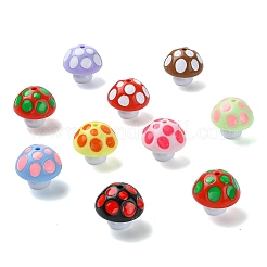 40pcs 2 estilos de cuentas acrílicas opacas&nbsp;MACR-CJ0002-49